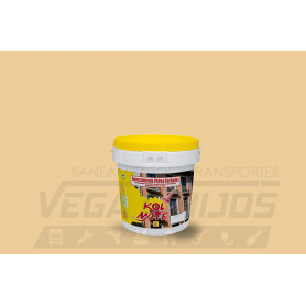 REVESTIMIENTO PETREO FACHADAS KG. KOLMATE  AMARILLO CREMA 20 KG.