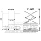 MESA DOBLE ELECTROHIDRAULICO 3T/2M