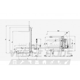 APILADOR ELECTRICO  1000 KG 2900 MM