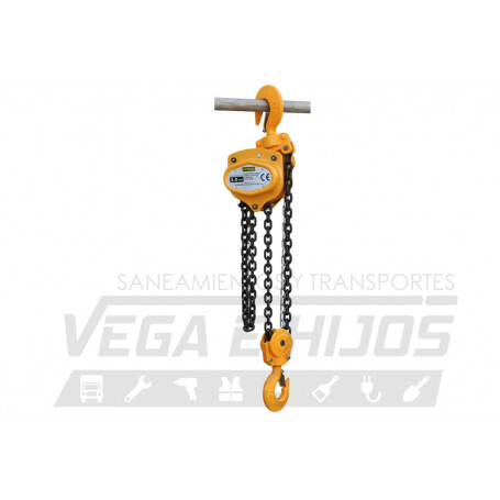 POLIPASTO 3 TON PROFESIONAL 6 M.