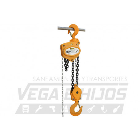 POLIPASTO 5 TON PROFESIONAL 10 M.