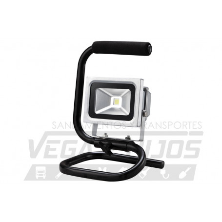 FOCO LED 10 W CON SOPORTE Y CABLE 1,5 METROS