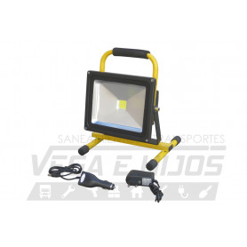 FOCO LED RECARGABLE 30 W CON SOPORTE