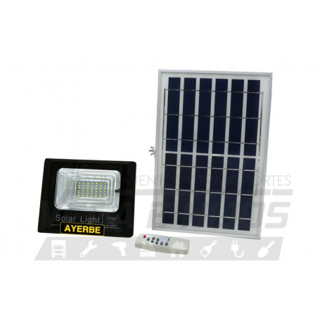 FOCO SOLAR 25 W CON SENSOR