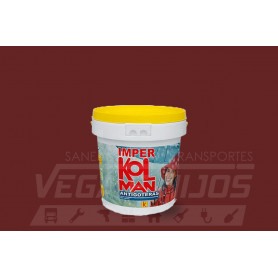 PINTURA IMPERMEABILIZANTE KOLMAN OXIDO ROJO SATINADO 750 ML.