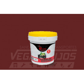 PINTURA IMPERMEABILIZANTE KORFU OXIDO ROJO 750 ML.