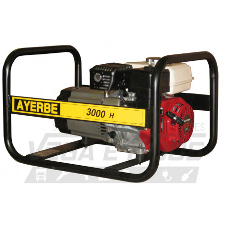 GENERADOR 3000 R.P.M. GASOLINA - AYERBE 3000 – H – MN (GX)