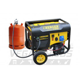 GENERADOR 3000 R.P.M. GASOLINA - ENERGEN 6500 DUAL GAS/GASOLINA