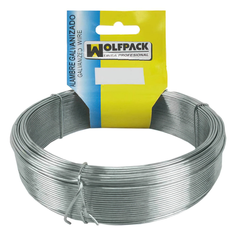 Alambre Galvanizado (Rollo 1000 gramos) Nº14/2,2 mm.