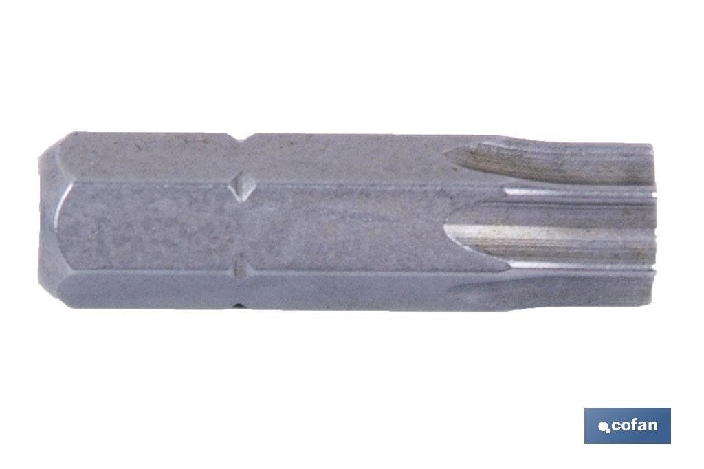 PUNTA DE DESTORNILLADOR TORX T-40 25 MM VENTA UNITARIA