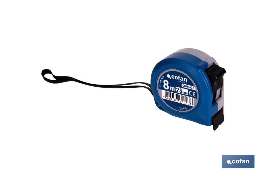 FLEXÓMETRO ESTÁNDAR 25 MM X 8 M