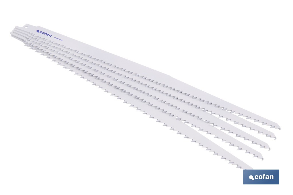 HOJA DE SIERRA DE SABLE (5PCS) HCS 280X6  -  MADERA