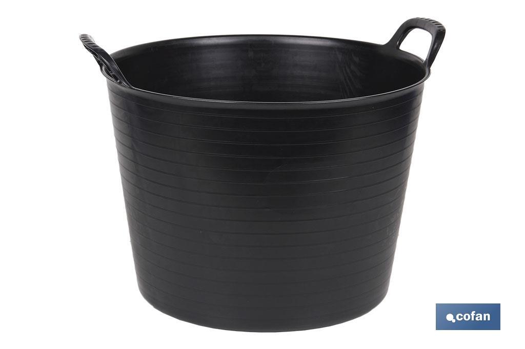 CAPAZO  NEGRO  RECICLADO  42 L   48.5 X 45 X 38 CM venta unitaria