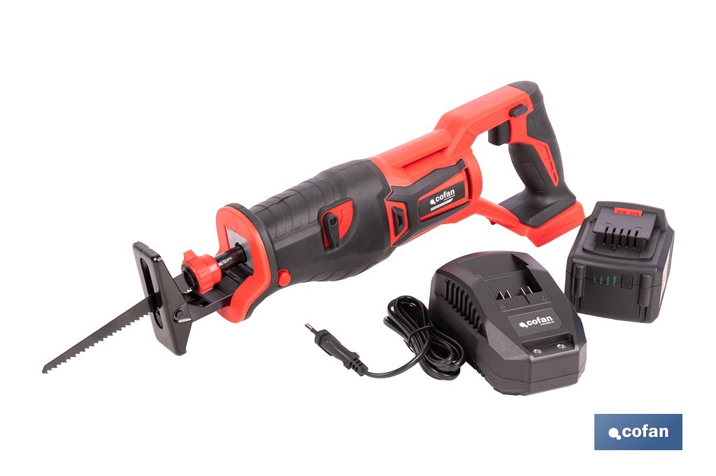 SIERRA DE SABLE A BATERÍA LI-ION 20 V 26 MM 3000 RPM