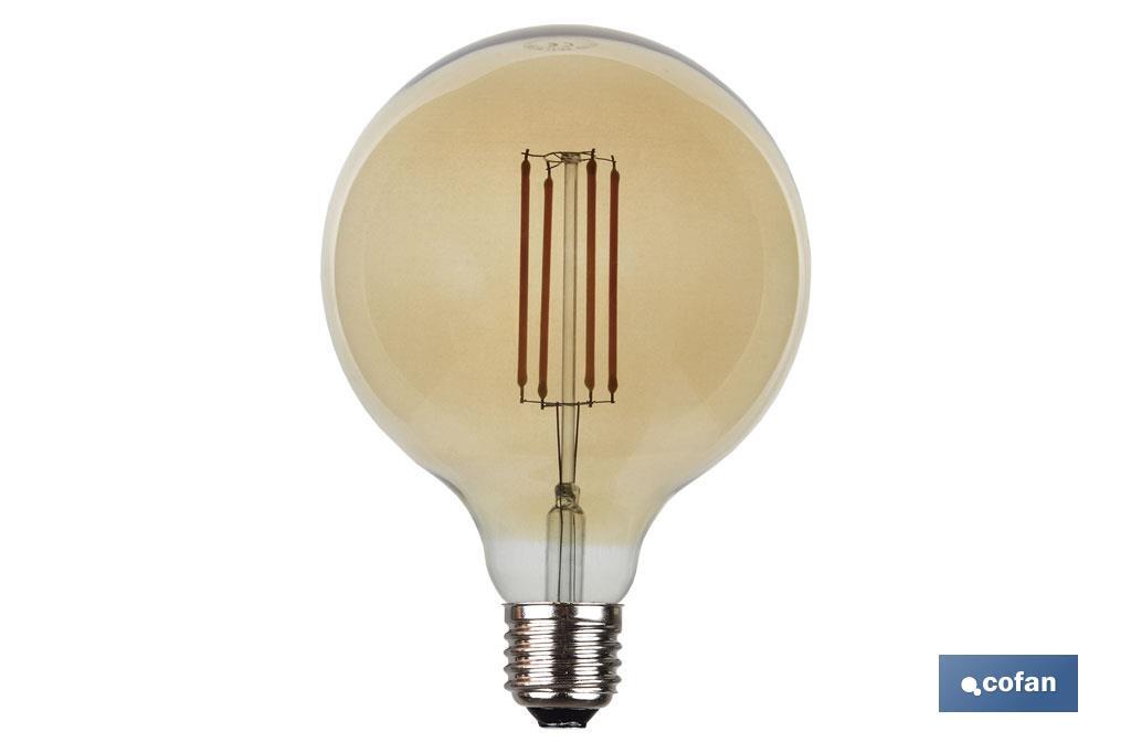 BOMBILLA LED GLOBO ORO E27 4W 280LM 2200K