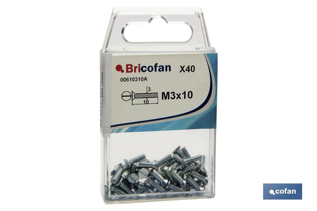 BLÍSTER DE 16 UDS. DIN-963  M-4X20 VENTA UNITARIA (PACK: 1 UDS)