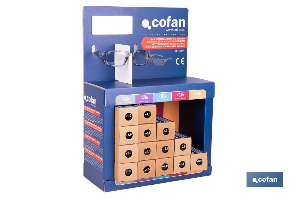 EXPOSITOR CON 20 GAFAS GRADUADAS (PACK: 1 UDS)