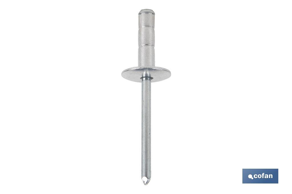 REMACHE ALA ANCHA MULTIGRIP 4,8 X 16 MM (PACK: 250 UDS)