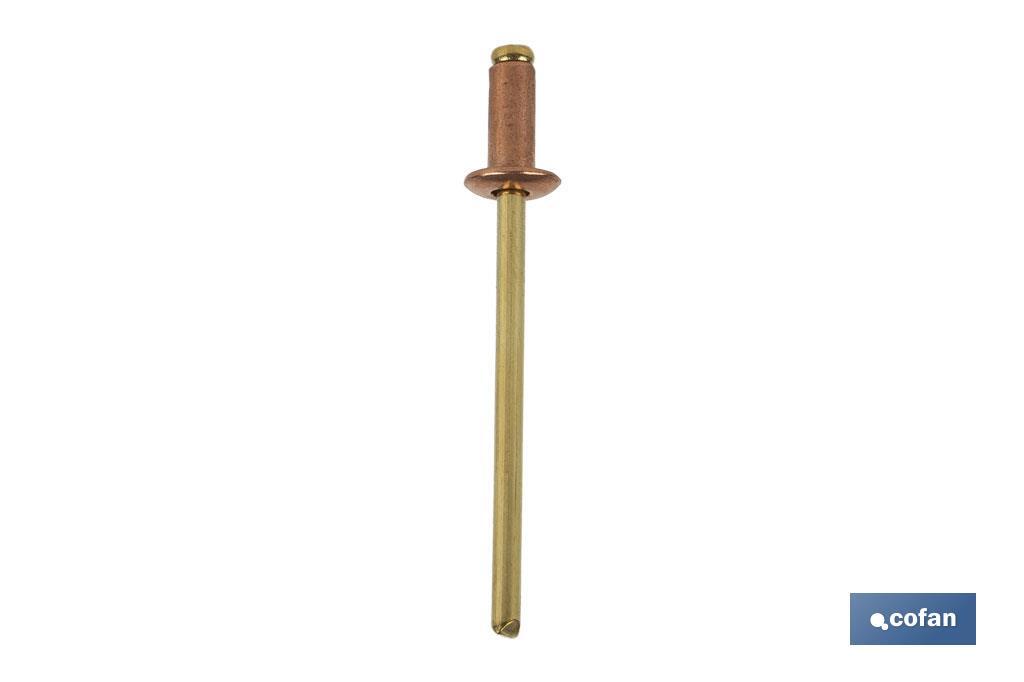 REMACHE COBRE-BRONCE 4 X 6 MM (PACK: 1000 UDS)