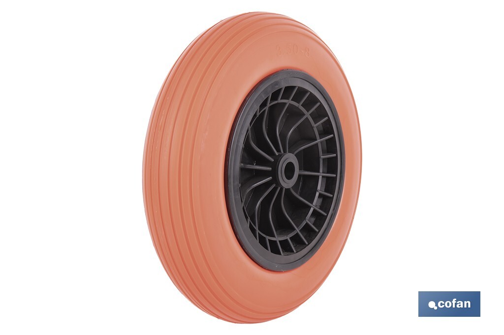 RUEDA CARRET. OBRA LLANTA ABS IMPINCHABLE (PACK: 1 UDS)