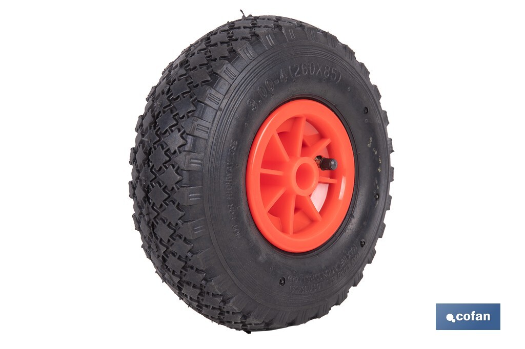 RUEDA CARRET. ALMACEN NEUMÁTICA S/RODAMIENTO (PACK: 1 UDS)