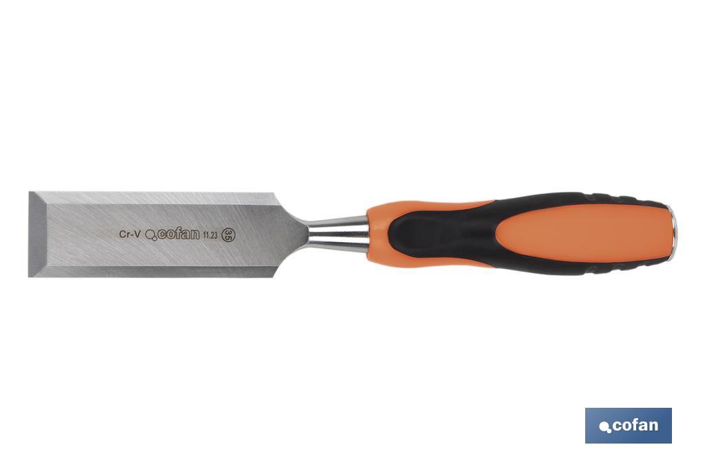 FORMÓN CON MANGO BIMATERIAL ANCHO DE CORTE 35 MM (PACK: 1 UDS)