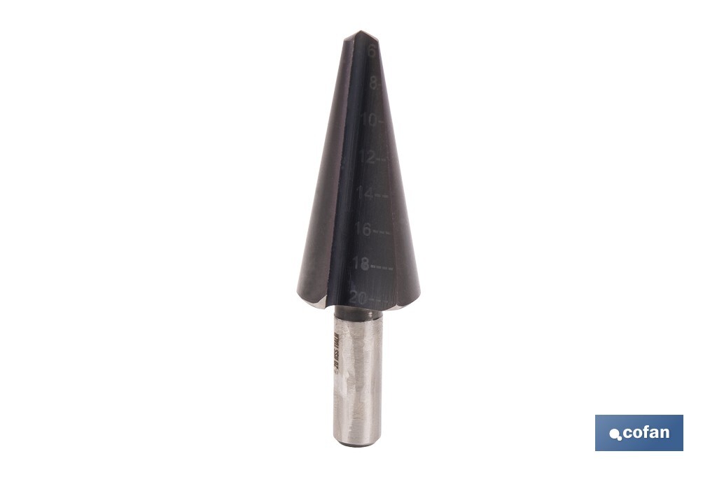 BROCA ESCALONADA TIALN-TALAD. 6 - 20 (PACK: 1 UDS)