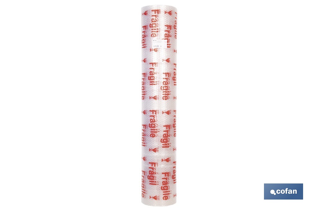 ROLLO DE PLÁSTICO DE BURBUJA FRÁGIL 40 G/M2, 1,2 X 10 M (PACK: 1 UDS)
