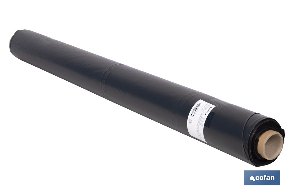 ROLLO FILM PE NEGRO GALGA 400 4 X 10 M (PACK: 1 UDS)