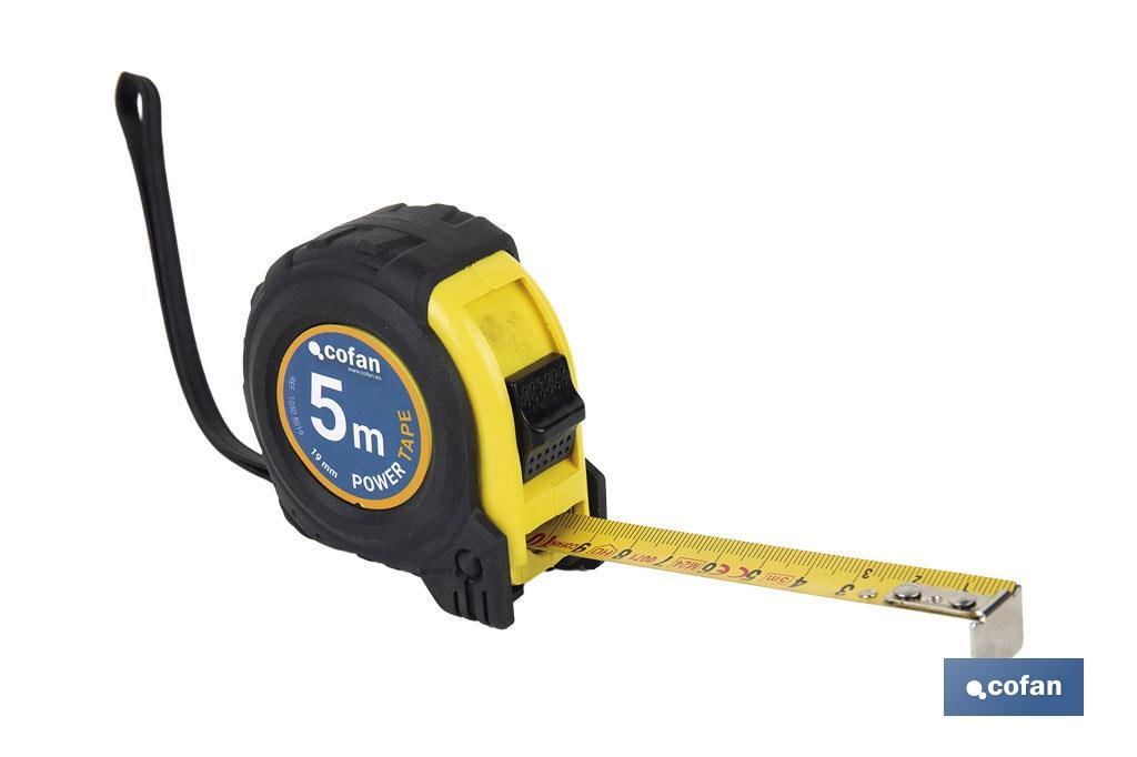 FLEXÓMETRO PROTEC. GOMA 19 MM X 5 M (PACK: 1 UDS)