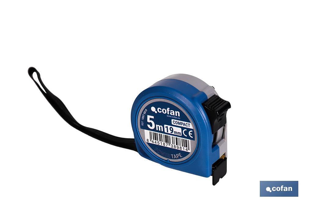 FLEXÓMETRO ESTÁNDAR 19 MM X 5 M (PACK: 1 UDS)