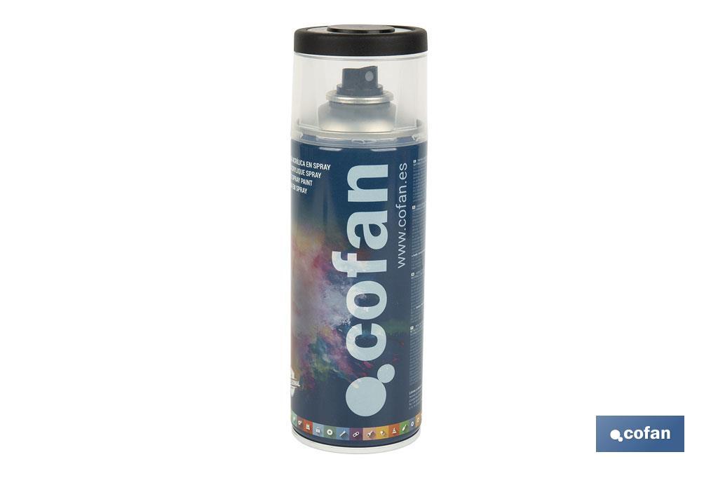 PINTURA ACRIL. 400ML 9005-NEGRO MATE (PACK: 1 UDS)