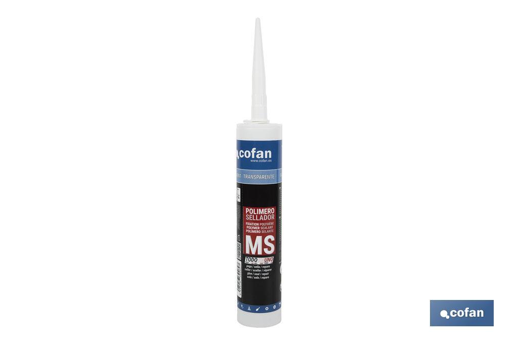 POLÍMERO SELLADOR MS 290 ML TRANSPARENTE (PACK: 1 UDS)