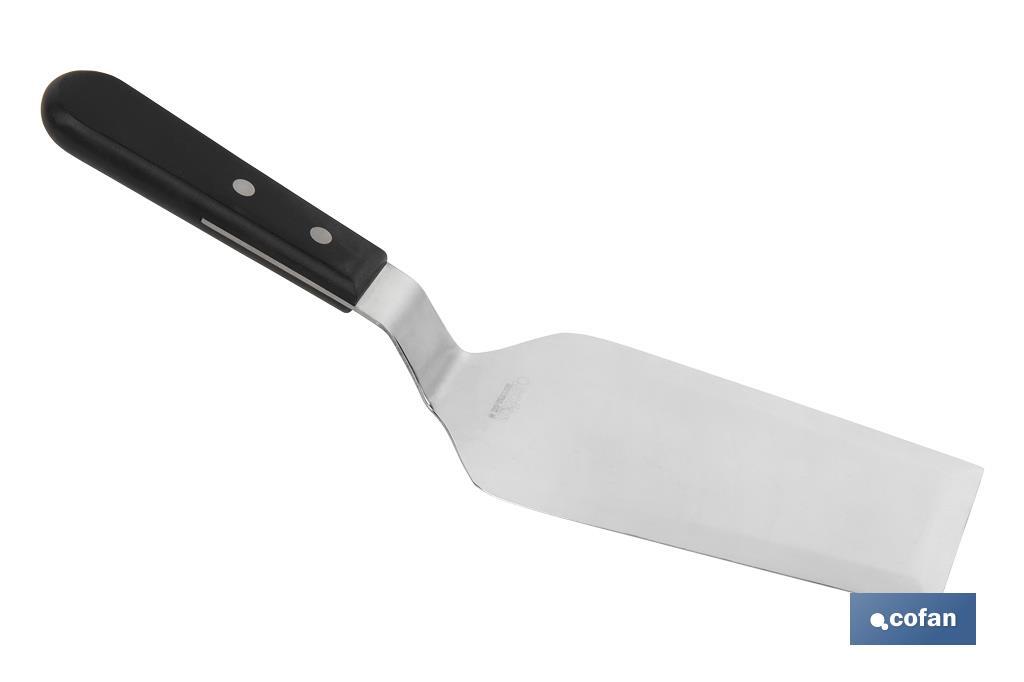 ESPÁTULA ACODADA PARA BARBACOA 17 CM (PACK: 1 UDS)