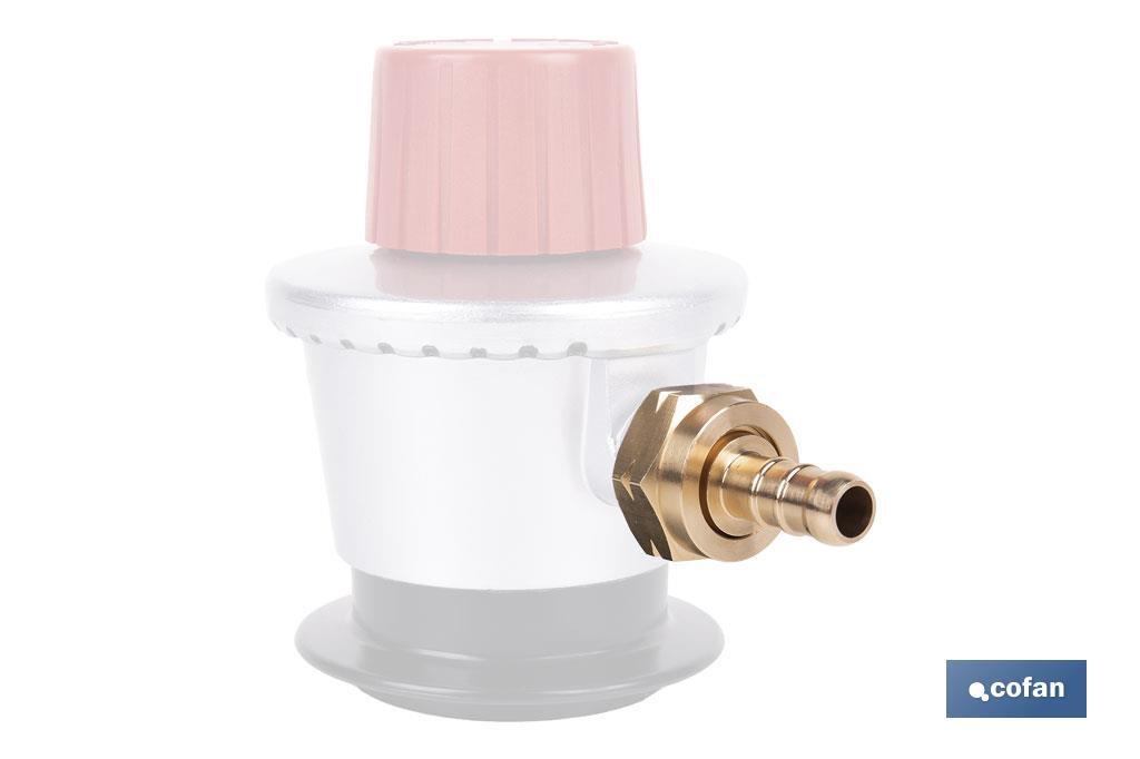 RACORD TETILLA CON JUNTA Y TUERCA 21.8 IZQUIERDA (PACK: 1 UDS)