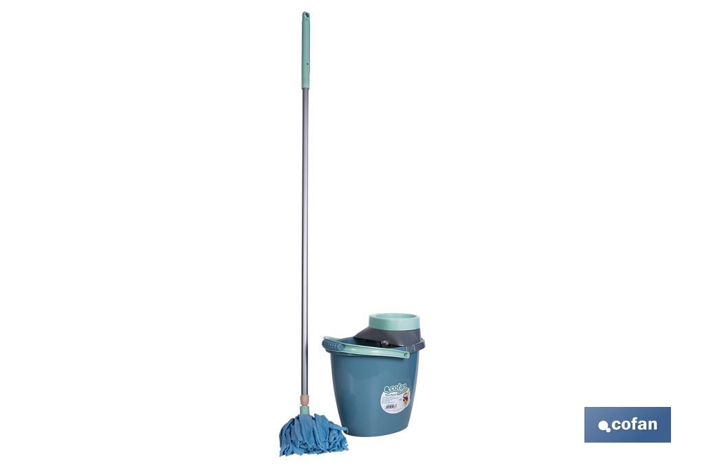 CONJUNTO FREGONA+CUBO ESCURRE  FÁCIL MODELO MARIEL14L 37x40x29 cm (PACK: 1 UDS)