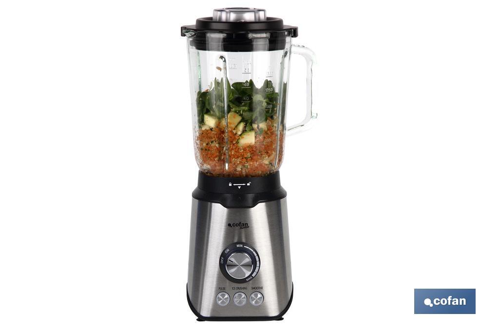 BATIDORA DE VASO ELÉCTRICA 1000W (PACK: 1 UDS)