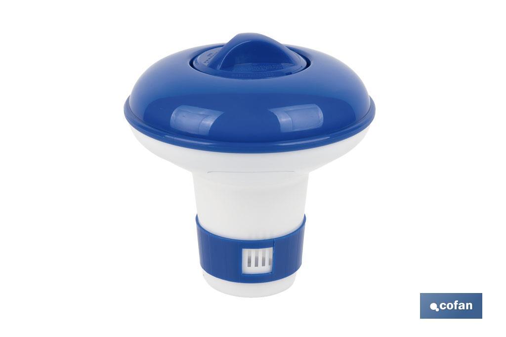 DOSIFICADOR DE CLORO PISCINAS PASTILLA 100 G Ø124 X 132 MM (PACK: 1 UDS)