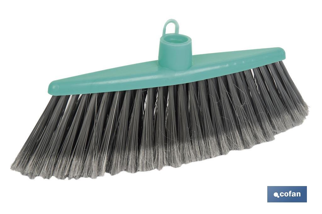 CEPILLO DE BARRER PLUMADO PEQUEÑOS ESPACIOS VERDE AGUA 33 X 8 X 9.5 cm (11) CM) (PACK: 1 UDS)