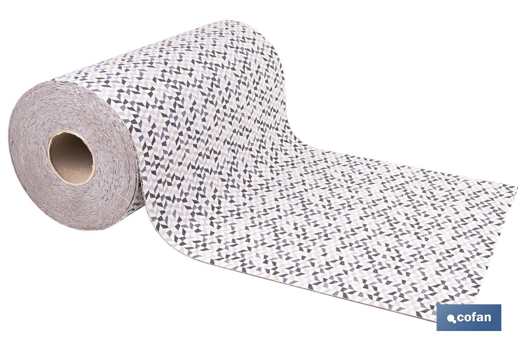 ROLLO DE ALFOMBRA EN MOSAICOS VANGUARDISTA 50% ALGODÓN 50% POLIÉSTER 50 CM X 15 M (PACK: 1 UDS)