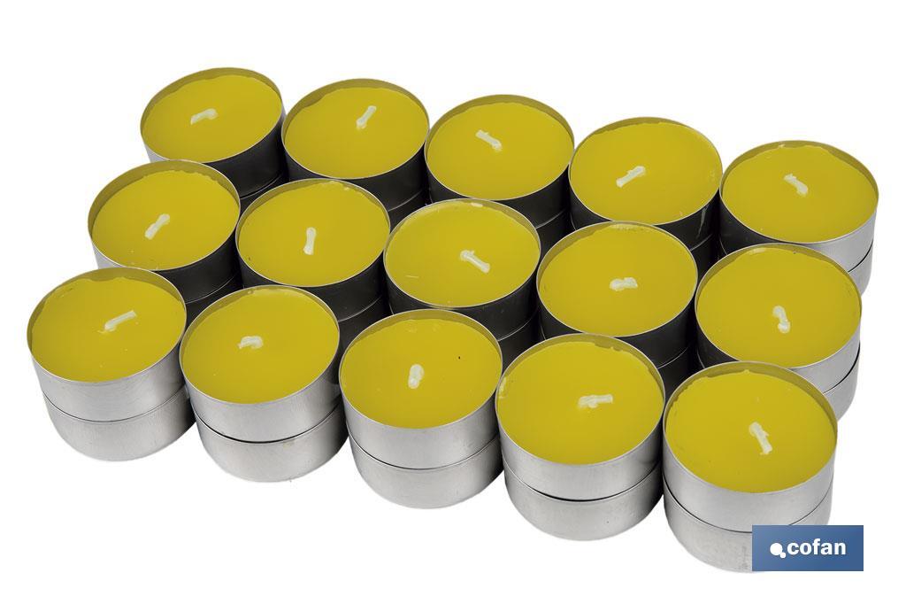 PACK DE 30 VELAS DE CITRONELA 12 G (PACK: 1 UDS)