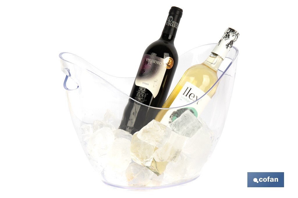 CUBITERA TRANSPARENTE POLIESTIRENO 8 L (PACK: 1 UDS)