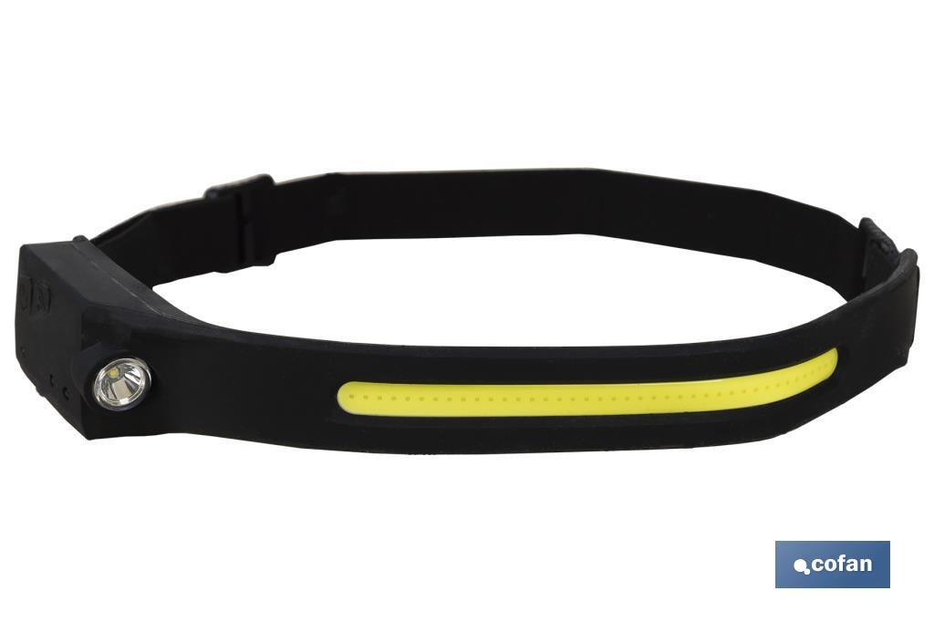 LINTERNA DUAL DE CABEZA CON SENSOR DE ACTIVACIÓN 350 LM (PACK: 1 UDS)