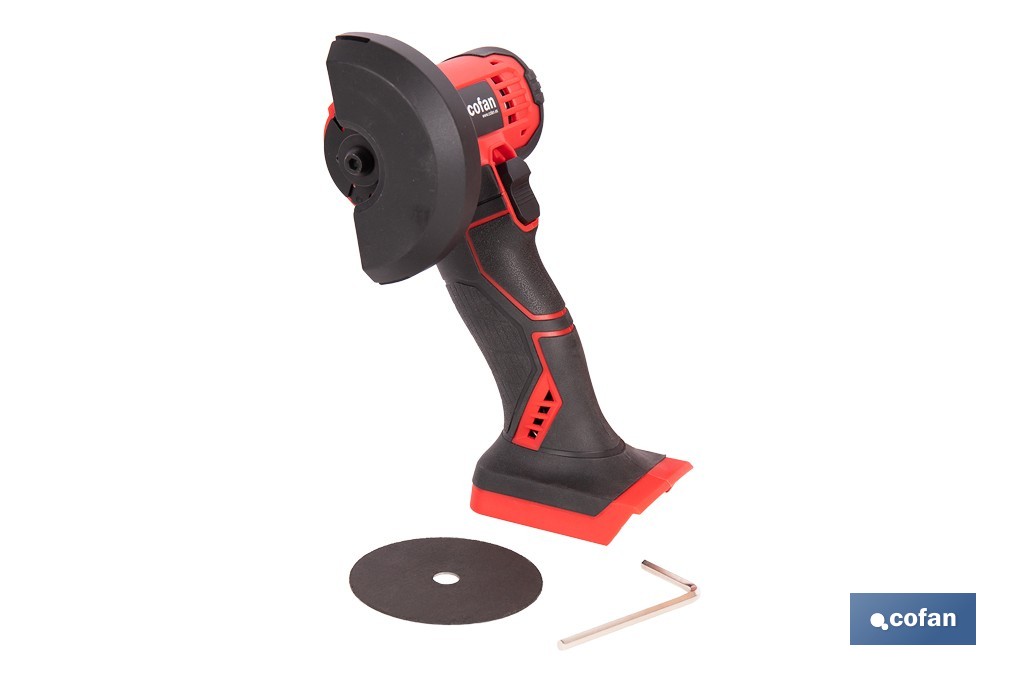 MINIAMOLADORA A BATERÍA LI-ION 20 V 19500 RPM 76 MM SIN CARGADOR NI BATERÍA (PACK: 1 UDS)