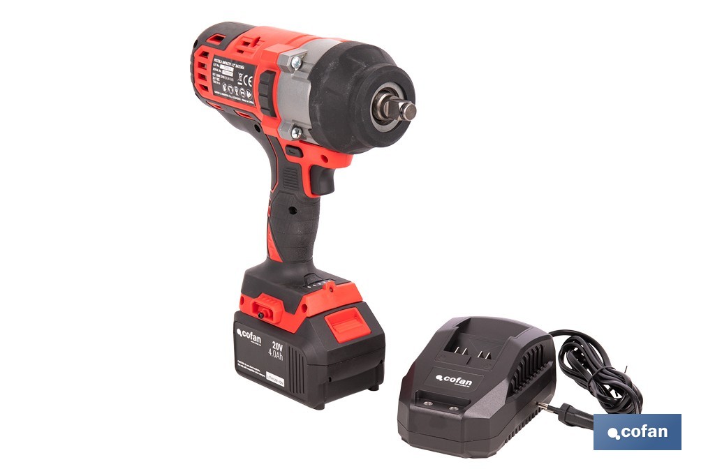 PISTOLA IMPACTO 1/2 BATERÍA LI-ION 20 V 1000 NM (PACK: 1 UDS)