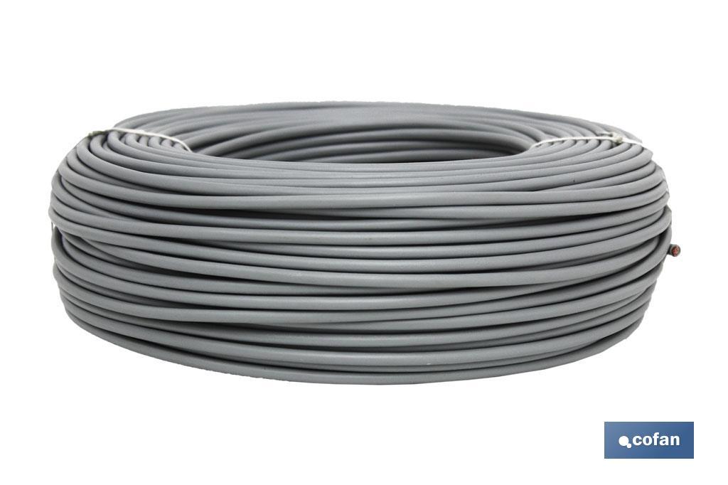 ROLLO CABLE H07V-K 1X1,5MM2 GRIS (100M) (PACK: 1 UDS)