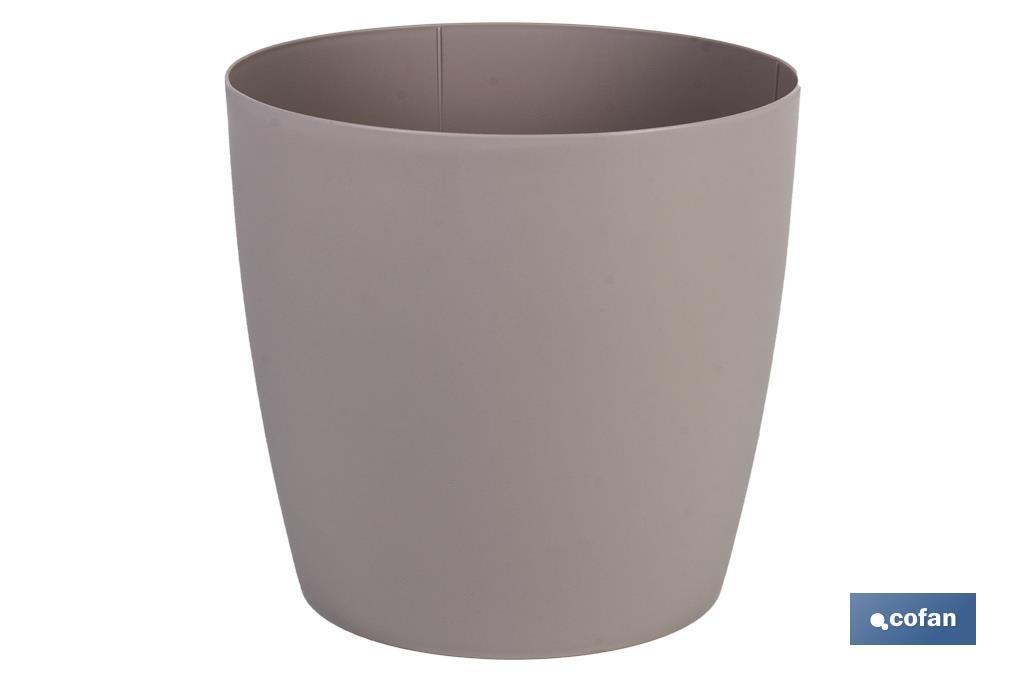 MACETA CAMELIA COLOR CREMA 30X28cm venta unitaria (PACK: 1 UDS)