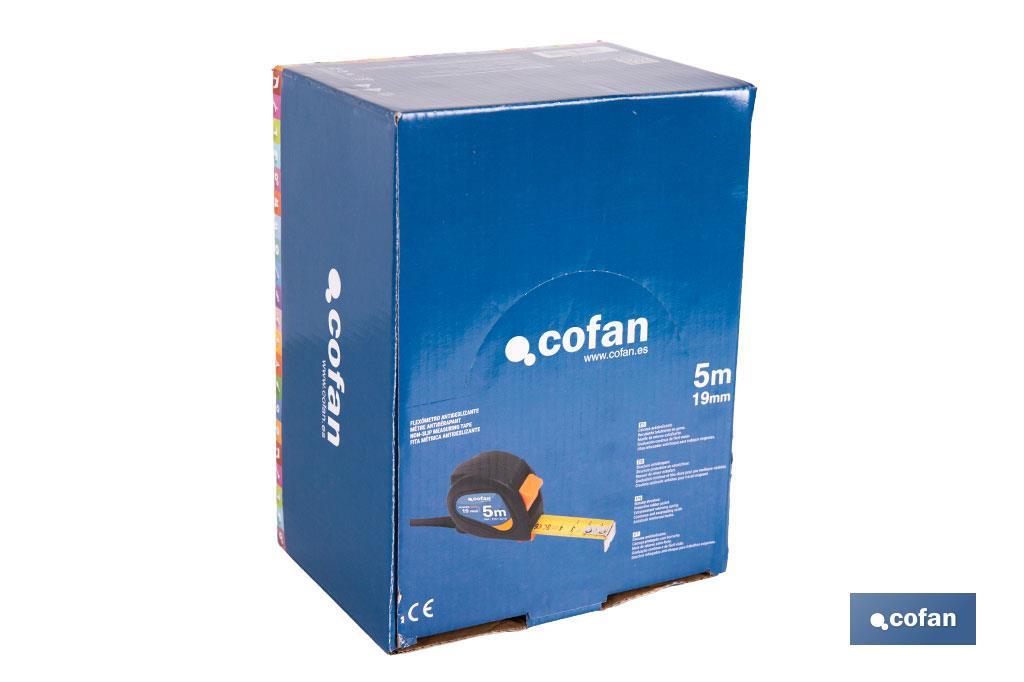 EXPOSITOR DE FLEXÓMETROS ANTIDESLIZANTES 19 MM X 5 M 12 UDS. (PACK: 1 UDS)