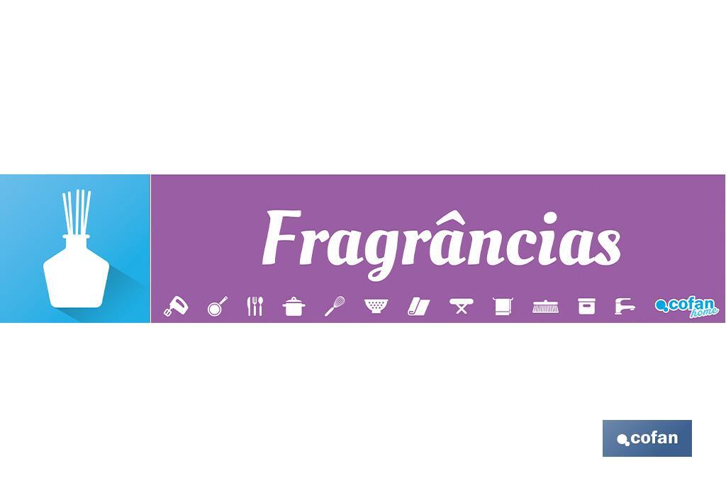 SEÑALETICA IMANTADA PARA EXPOSITOR 975 x 200 mm - FRAGRANCIAS (PACK: 1 UDS)