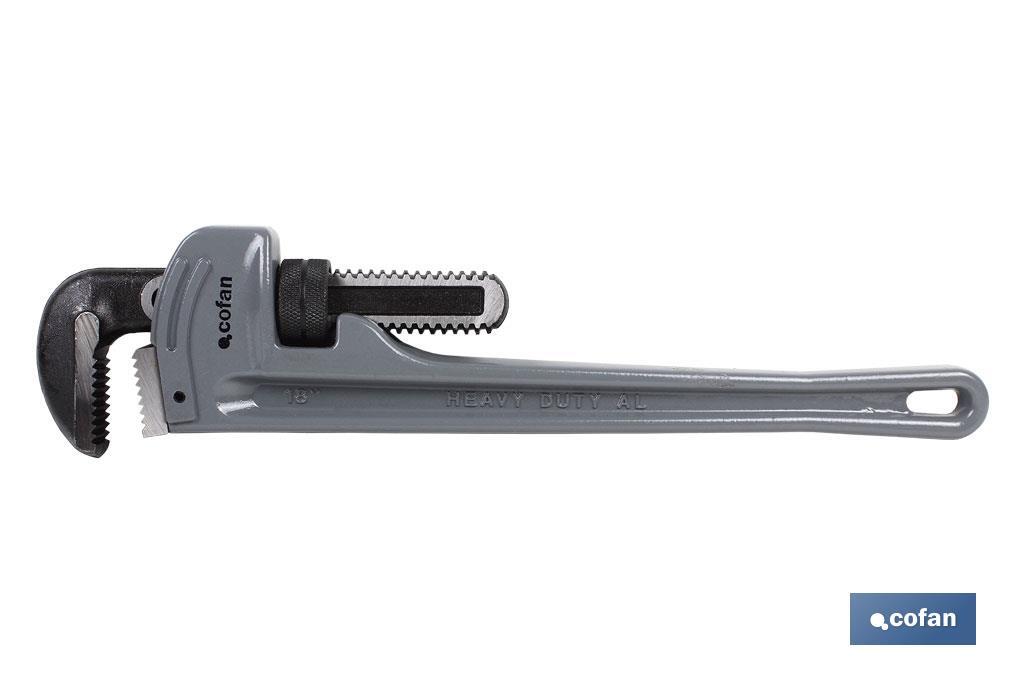 LLAVE STILLSON DE ALUMINIO PARA TUBO L-18 (PACK: 1 UDS)